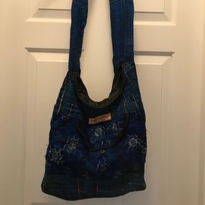 Blue Costa Rica Hippie Hobo Bag